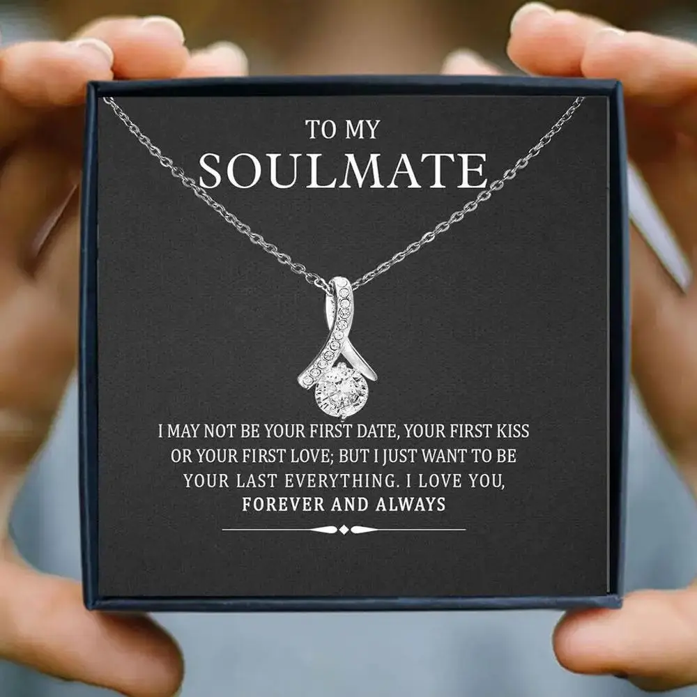 Fashionable Pendant Necklace with Box Packaging, 1 Count/20pcs Necklace Gift for Birthday Graduation, Gifts for Women Decorations