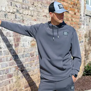 LUXE PERFORMANCE HOODIE - CHARCOAL