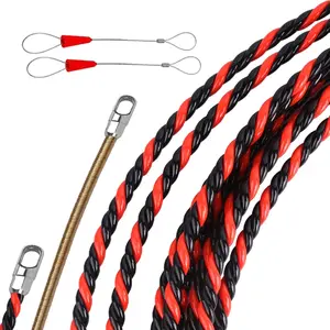 16.4FT Fish Tape Wire Puller – 1/6" PET Flexible Electrical Cable Snake Tool for Wall & Conduit Wiring