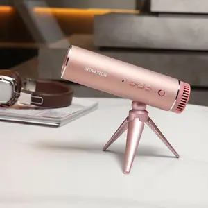 INOVAXION Hands-Free Hair Dryer for Home Lazy Girl High Speed 110,000RPM Blow Dryer with 150M Negative Ion Fast Dry Quiet Pink