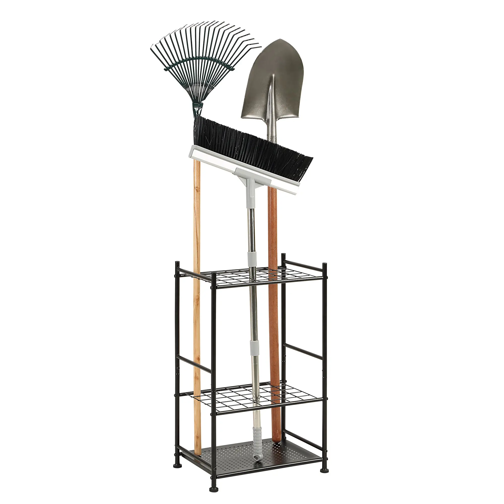 Garden & Garage Tool Organizer Rack