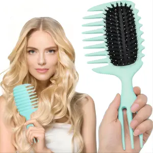 Hair Dressing Tool - Ultimate Massaging Comb for Tangle-Free Styling, Fringe Brush, Curling & Volume Control