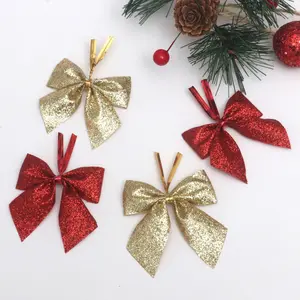 Glitter Glitter Pink Glitter Silk Christmas Tree Ornaments Accessories Bows Party Gift Boxes Wreaths Festive-5cm * 5cm