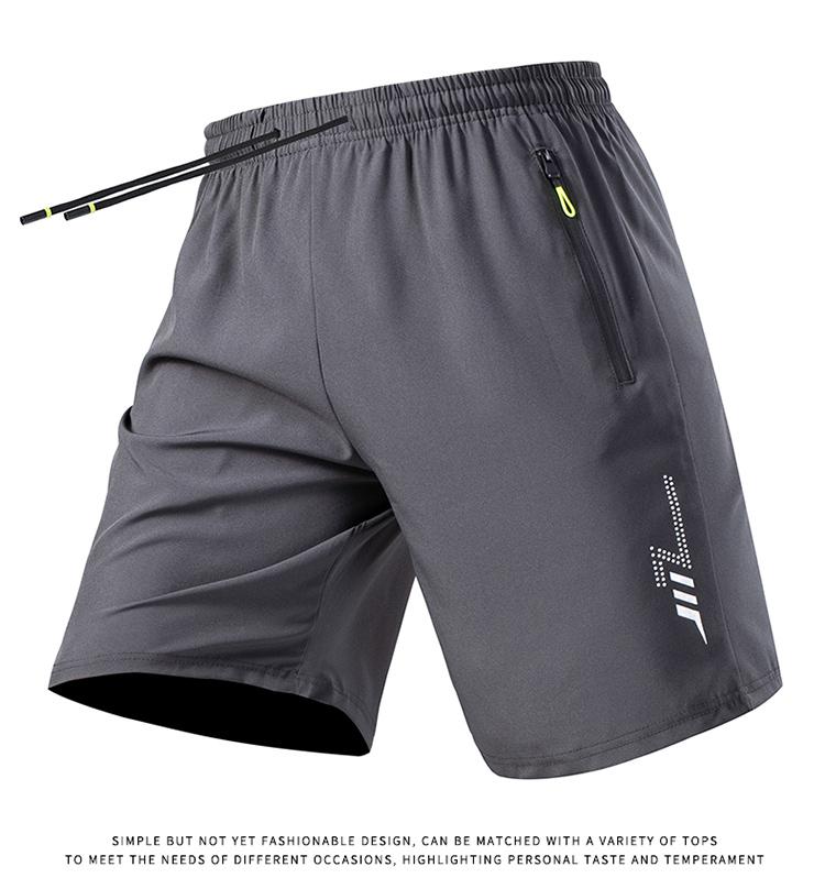 3-pack men’s athletic shorts, summer loose casual knee-length shorts, lightweight and breathable, ice silk quick-dry fabric, with zippered pockets, perfect for everyday workouts, the beach, and outdoor activities Stretch Knit Capri Pants men's