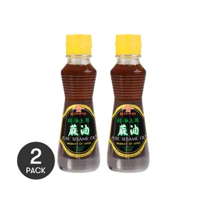 KADOYA Japanese Pure Sesame Oil 163ml Pack of 2 - Premium Quality Cooking Oil