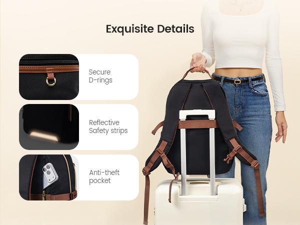 LOVEVOOK Laptop Backpack for Women, 15.6 Inch Travel Backpack with Giant Tumbler Holder Pocket, Multi-Pocket College School Bookbag Purse, Water-Resistant Work Daypack for Teacher Nurse LOVEVOOK Laptop Backpack for Women, 15.6 Inch Travel Backpack with Giant Tumbler Holder Pocket, Multi-Pocket College School Bookbag Purse, Water-Resistant Work Daypack for Teacher Nurse