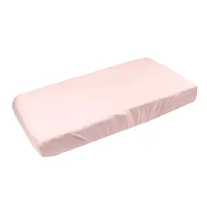 PurComfy 2-Pack Diaper Changing Pad Covers for Baby Girls and Boys, Ultra-Soft Bamboo Visco, Soft Changing Pad + Washable Cover, Non-Slip - Fits Standard Changing Tables & Dressers