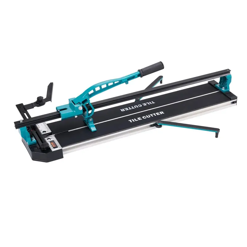 VEVOR 48-in Manual Tile Cutting Tool, Heavy Duty Construction Tool with Tungsten Carbide Wheel, Infrared Guide, Anti-Skid Feet, Durable Rails, Aluminum Base, 180° Leg Swing, Fits 0.2'' -0.6'' / 4-15 Mm Tiles for Professional Installers, Powerful Cutter