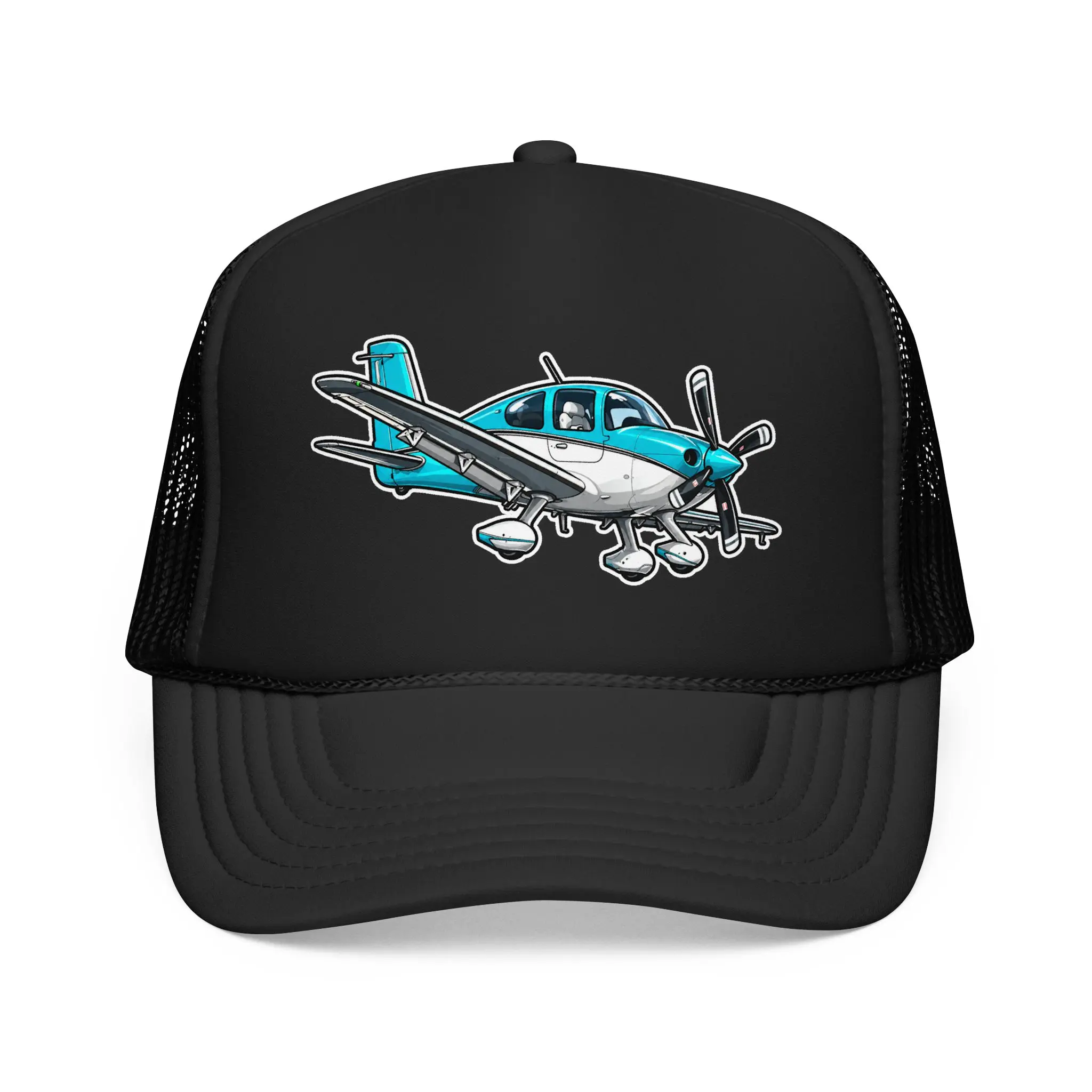 Airplane Truckers Hat | Cirrus sr22 | Aviation Cap | Airplane Attire | Pilot Gift | Fathers Day |