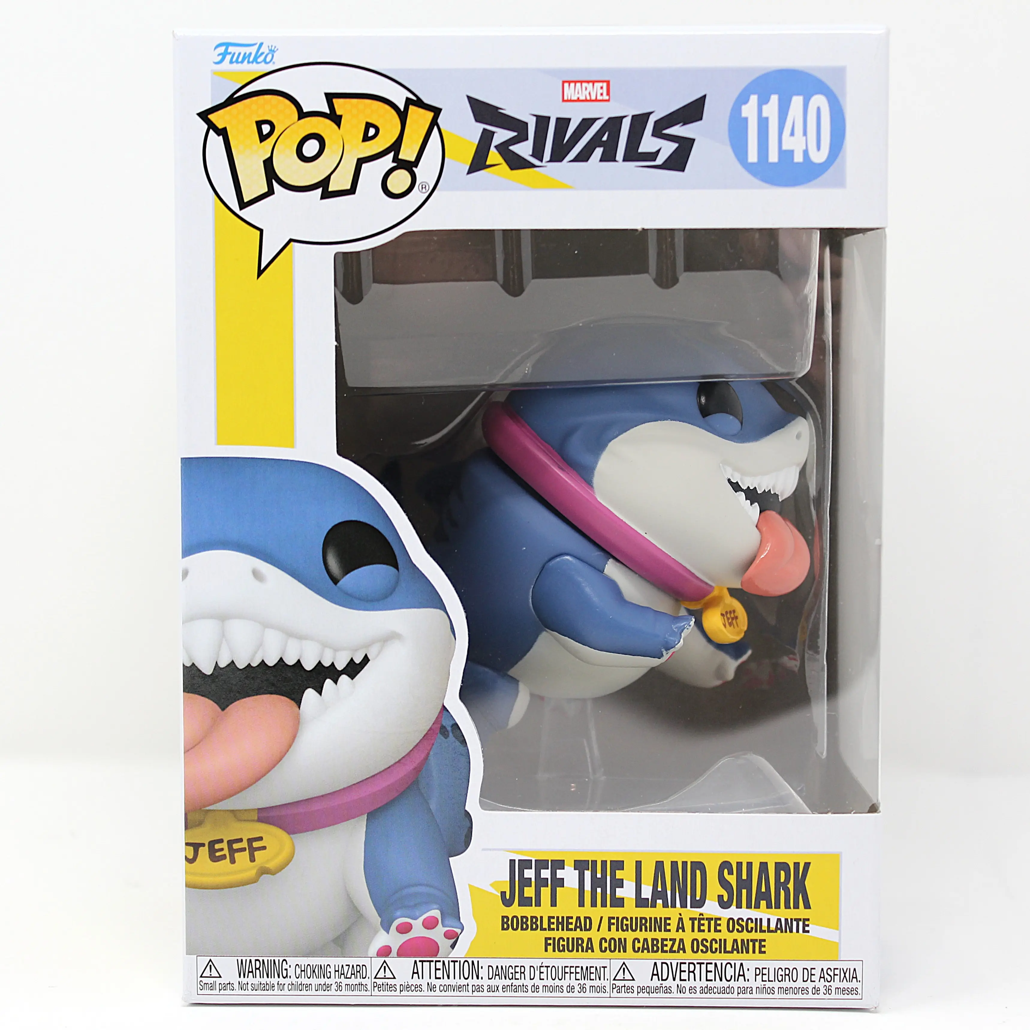Funko Pop! Marvel Rivals: Jeff the Land Shark #1140 Funko Pop! Marvel Rivals: Jeff the Land Shark #1140