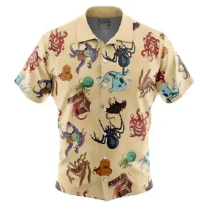 Dungeons and Dragons Pattern Hawaiian Shirt | Cool Anime Vibes for Men & Fans