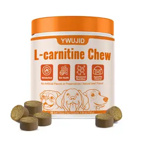 Dog nutritional supplement - Soft chewable tablets containing L-carnitine. Daily health and nutrition support for active dogs.