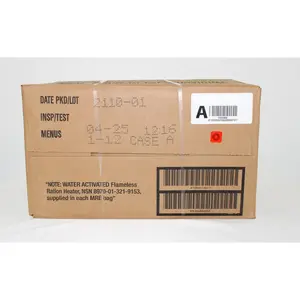 MRE Meals Ready to Eat, Inspection 2025, 2026 or Better, Survival Camping Outdoor 24 Pack (Random Bundle (A or B), 2, Count)