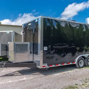 Equipped 8.5x18 Swing Gate Food Trailer