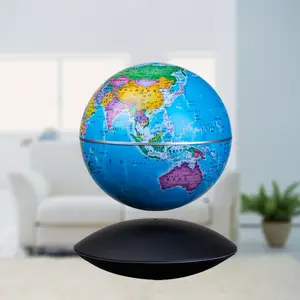 Magnetic Levitation Globe - Interactive Design Vibrant Colors Durable Materials for Home Office or Classroom Decor