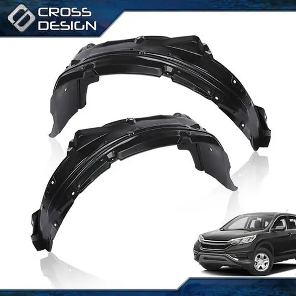 CROSSDESIGN Vehicle-Specific Front Fender Set, New for 2012-2016 Honda CR-V, Driver & Passenger Side, Cross Design Upgrade to Refresh Look & Block Scratches/Sand