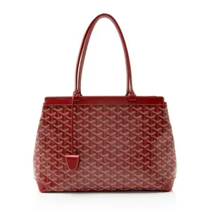 Pre-owned Goyard Leather Tote Bags Goyardine Canvas Bellechase PM Tote