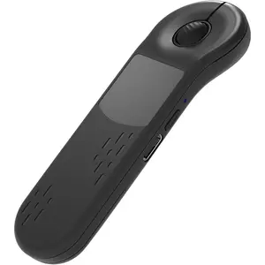 Air   Rechargeable Presenter with Touchpad, Remote Control for PowerPoint/Keynote//Camera/Kindle App, Applicable for PC/iOS/Android (Black)