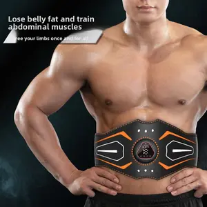 New ems belt intelligent abdominal device  lazy abdominal muscle sticker massager Neoprene Waist Trimmer  Belt twister ab  blue handle arm workout   ab workout   chest pro twister arm muscle   body trainer twist machine Adjustable    hip strength training