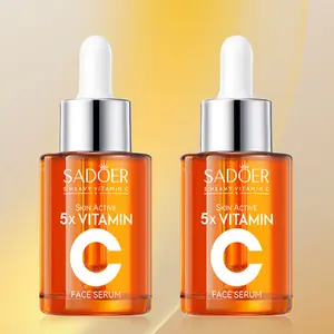 Vitamin C Face Serum 30ML Hydrating Essence with Hyaluronic Acid & Centella for Dull Skin Uneven Tone Fine Lines Pores Dry Skin Moisturizing Toner Moisturize Moisturizer Hydrate Moisture