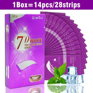 New 7D Tooth Whitening Strips, Deep Teeth Cleaning Stickers, Multi-Pack Brightening Balm, Oral Care Benefits, Fresh Scent, Teeth Brightener Strips