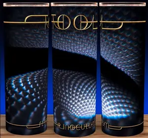 Tool Band - Fear Inoculum - Rock Metal Music Cup Mug Tumbler Cup 20oz 20oz with Lid - Stainless Steel & Plastic - Elegant Drinkware for Rock Fans Flasks Straw Reusable Glossy