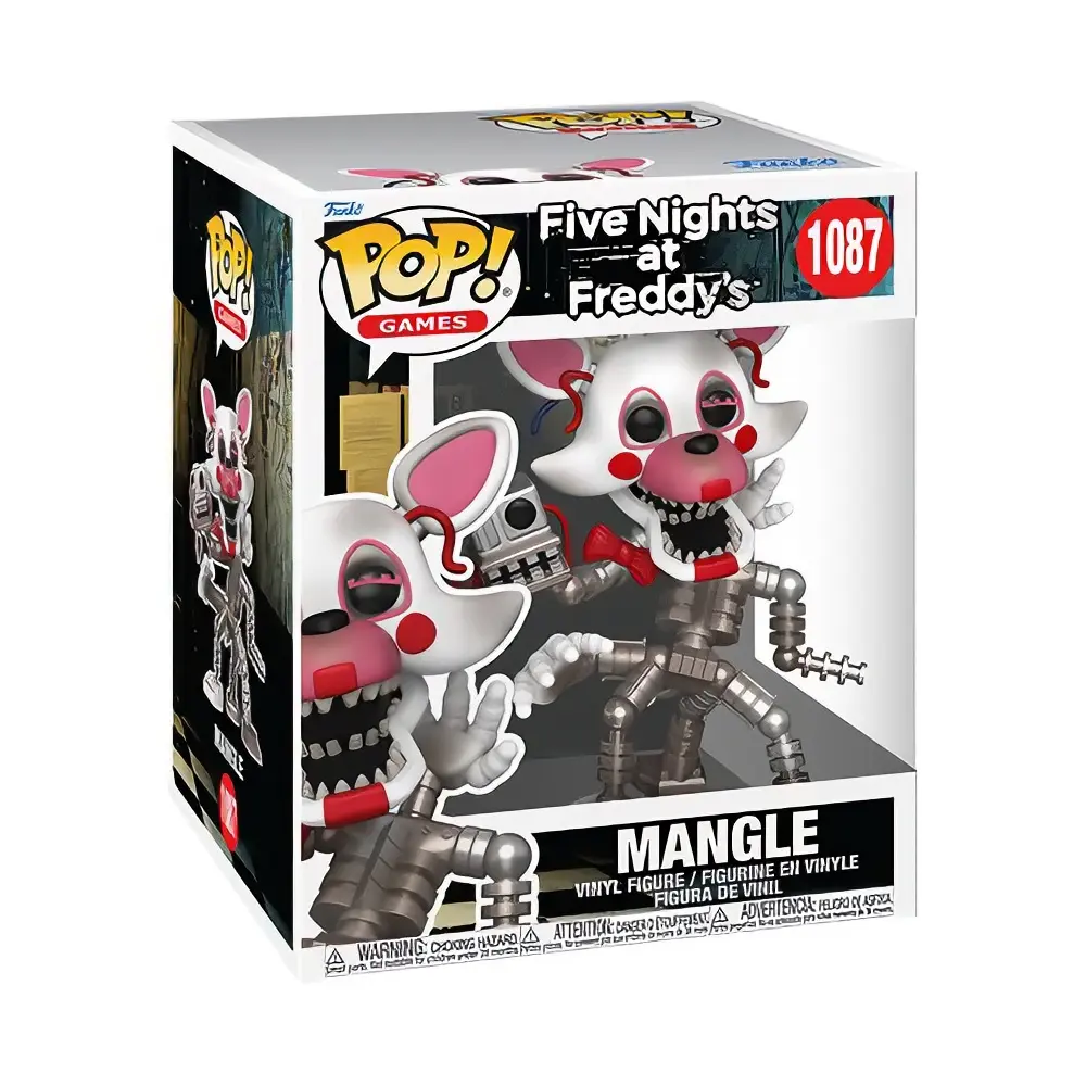 Funko Pop! Five Nights at Freddy's Mangle Super 6-Inch Vinyl Figure #1087 - Collectible Animatronic Figure
