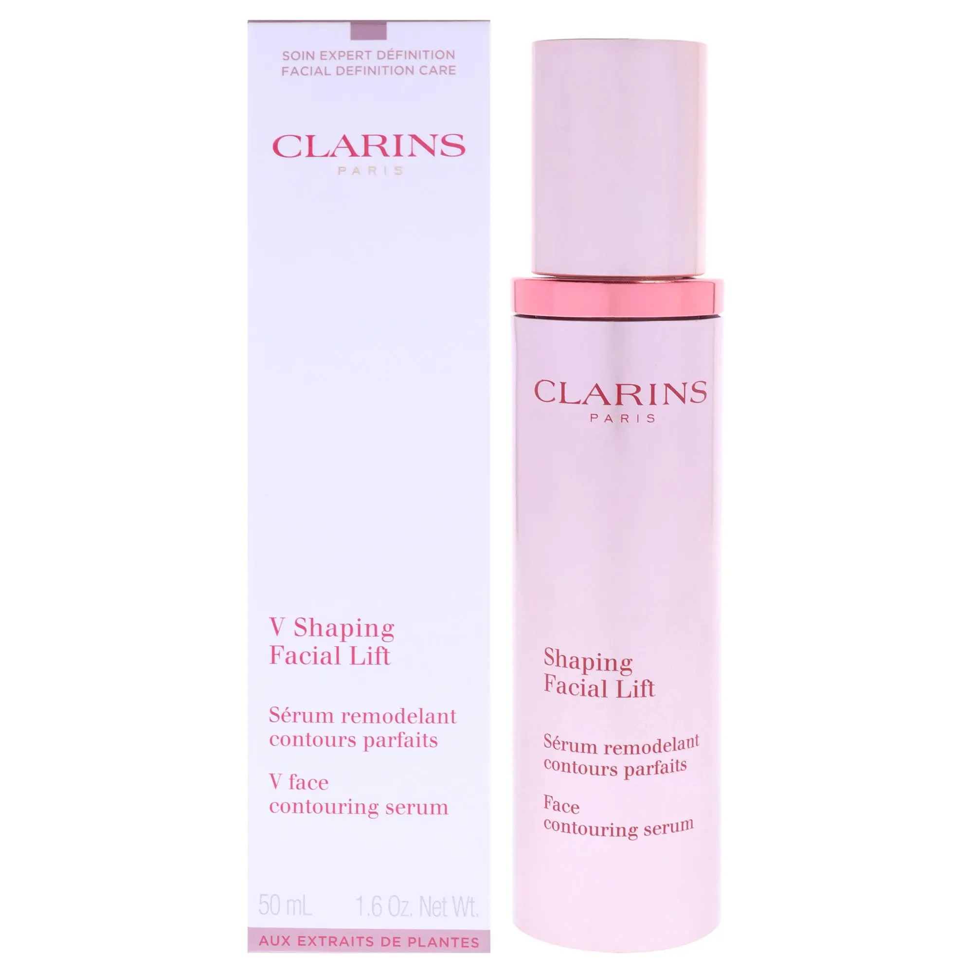 Clarins Women's V-Shaping Facial Lift Serum - Skin Care, Daily Care, V-Shape Focus Contouring, 1.6 fl oz