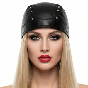 Rivets Studded Doo Rag Pirate Cap Cycling Headwrap Running Motorcycle Bike Head Wrap Hat Punk Gym Cap
