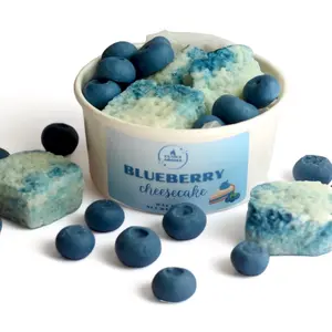 Blueberry Cheesecake Wax Melts Shapes