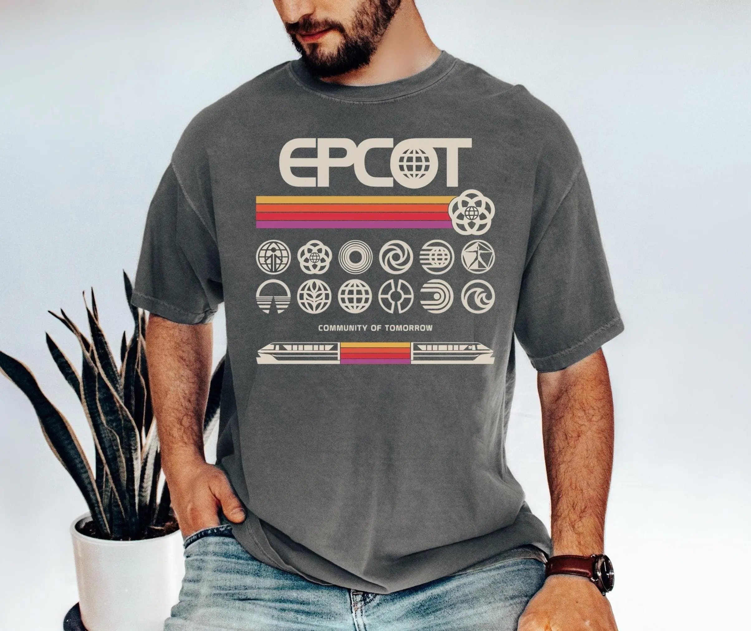 Retro Epcot Food and Wine Shirt WDW Shirt For Men Epcot Flower and Garden WDW 2026 Epcot Drinking Shirt Epcot Tshirt