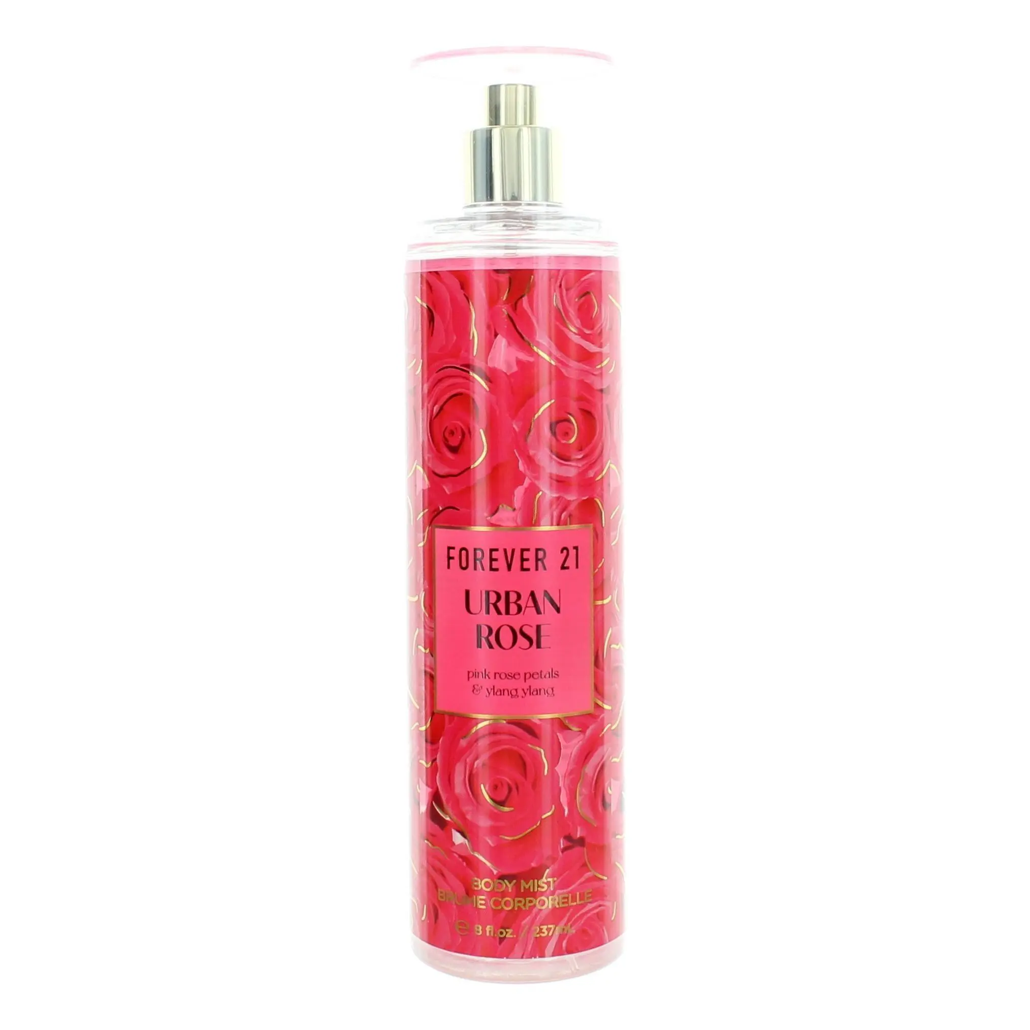 Forever 21 Urban Rose Body Mist, 8 oz Floral Scent Spray for Women | Easy to Apply and Long-Lasting Fragrance