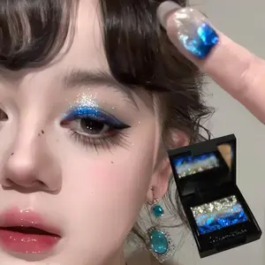 Coldnwild Chameleon Eyeshadow, Single Color High Pigmentation, Fine Shimmer Highlight Pearl Glitter, Explosive Flash Eye Makeup
