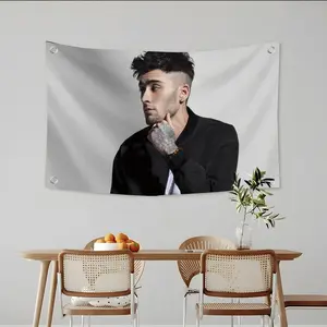 Z-Zayn M-Malik Flags Custom Camping Outdoor Garden room Bedroom Decor Party Backdrops Wall Art Family Gifts