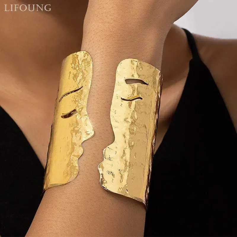 Solid Gold Hair Cuff Bangle for Locs, Sisterlocks