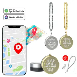 Smart GPS Tracker, Mini Locator, Anti Lost Reminder Device, Durable GPS Smart Device for Wallets, Phones, Glasses, Pets with Chains and Key Fobs