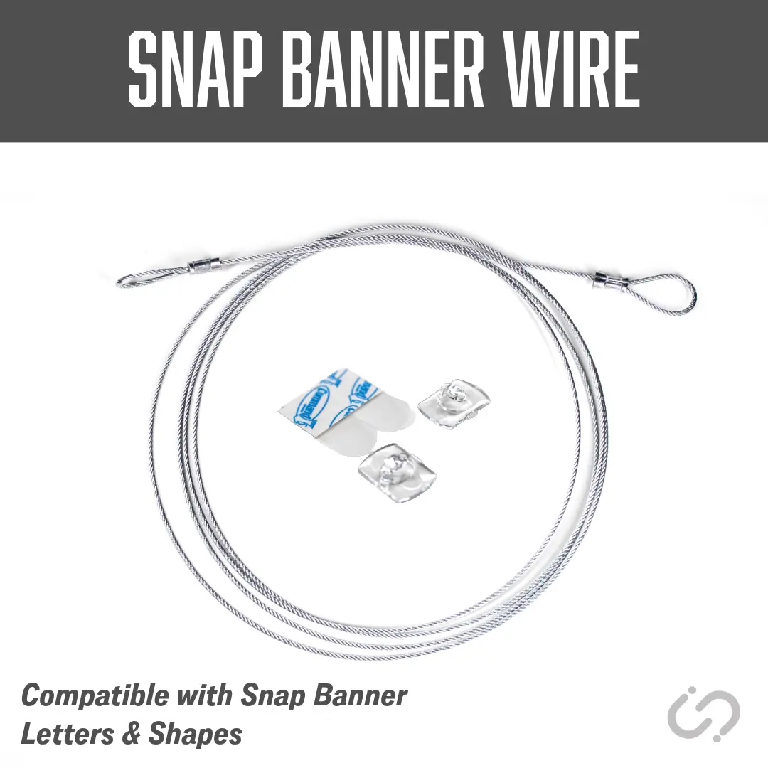 5.5' Wire & Adhesive Hooks