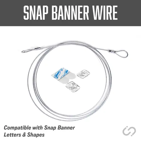5.5' Wire & Adhesive Hooks