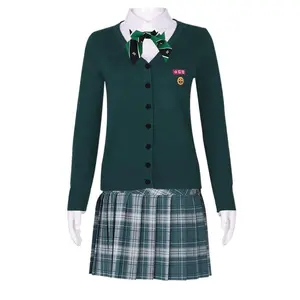 All of Us Are Dead Zombie Campus Uniform Cosplay Set Unisex School Uniform Performance Costume,Costume Props,Cosplay, Bar Club Rave LARP Party, Gift