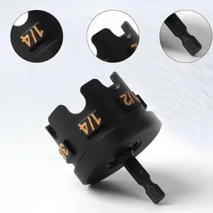 The latest quick nut and bolt removal nut-style zipper drill attachment, aluminum alloyhexagon nut driver, suitable for 1/4', 3/8" and 1/2' threaded rods, nut removal bolt extraction tool for pipe racks and supportsystems.