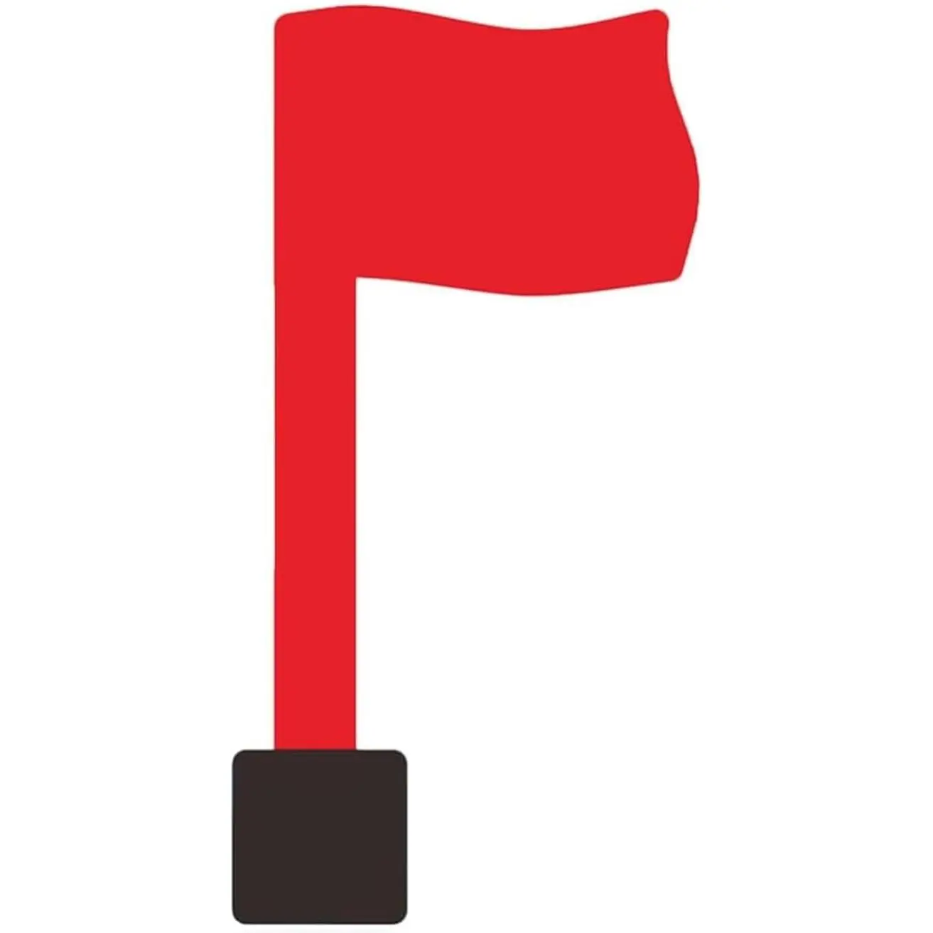 Universal Outdoor PVC Replacement Flag Kit, Red Mailbox Accessory with 88mm by 176mm Peel-Stick Double-Sided Pads for Home Improvement & Garden Supplies