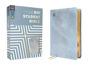 NIV, Student Bible, Leathersoft, Teal, Comfort Print by Philip Yancey||Tim  Stafford||Zondervan [Leatherbound Book]