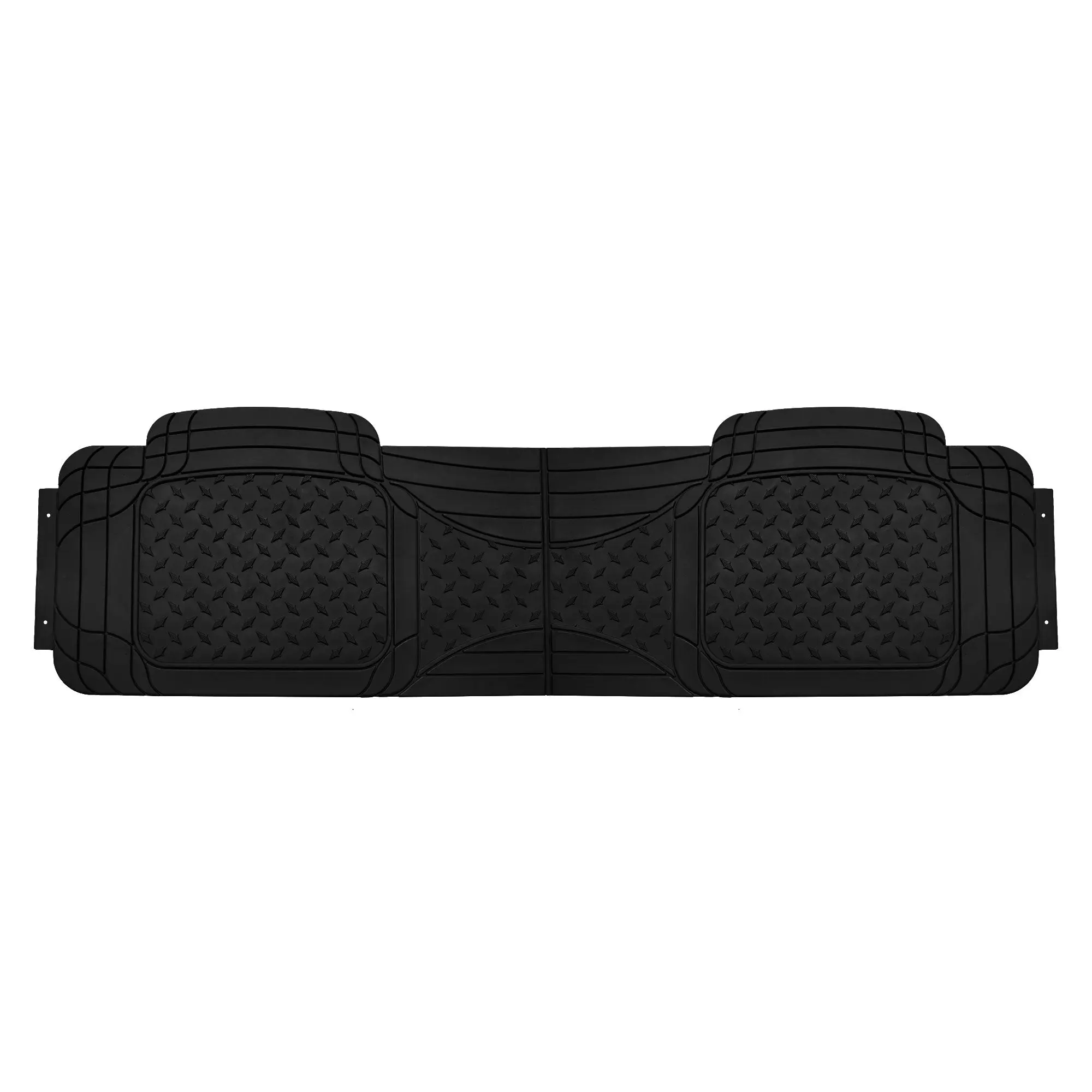 FH GROUP Semi-Custom Rear Waterproof Car Floor Vinyl Mats Set - ClimaProof, Trimmable Fit, Non-Slip Car Mats, Waterproof Car Mats