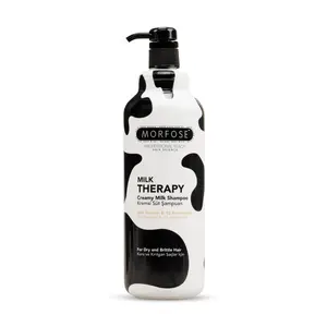 Morfose Milk Therapy Shampoo | Repair & Hydrate Dry, Damaged Hair | Soft, Smooth & Shiny Finish | Creamy Formula