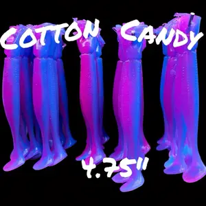 Cotton Candy 4.75” paddle tails