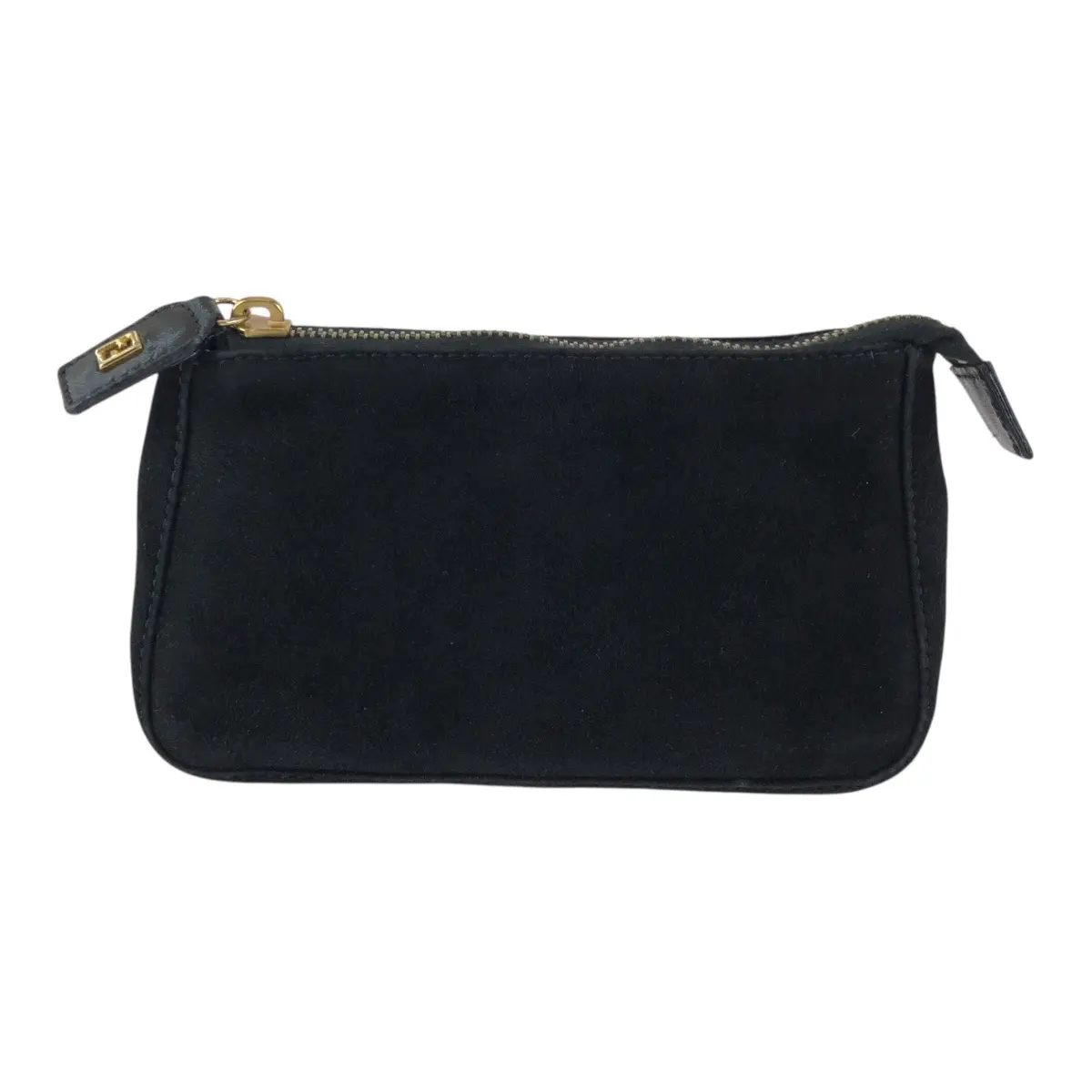 Pre-owned FENDI Suede Tote Bags Leather Pouch