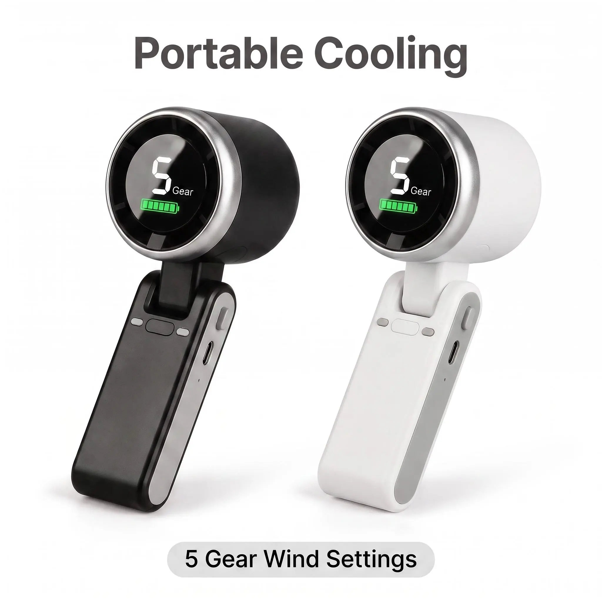 Portable Fan 3-in-1, Hands Free Neck Fan, Handheld & Foldable Desk  Fan, 5 Speeds, 4000mAh Rechargeable, Strong Airflow for Instant  Refreshing Cool Feeling, Quiet Personal Fan for Travel, Outdoor