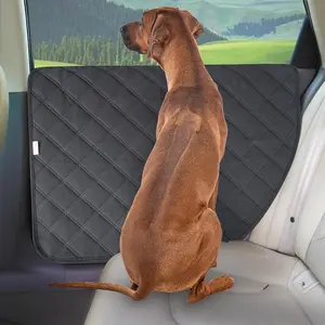 Dog Car Door Protector 2-Pack, Protects Doors from Dog Scratches, 900D Heavy Duty Thick Fabric, Window Roll Compatible & No Tint Damage, Secure Fit for Cars/SUVs/Trucks