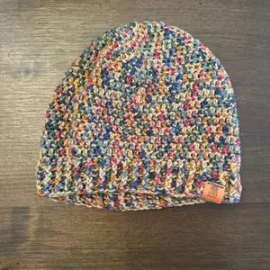 Unisex Beanie Large - Multicolor Knit Hat for Men and Women