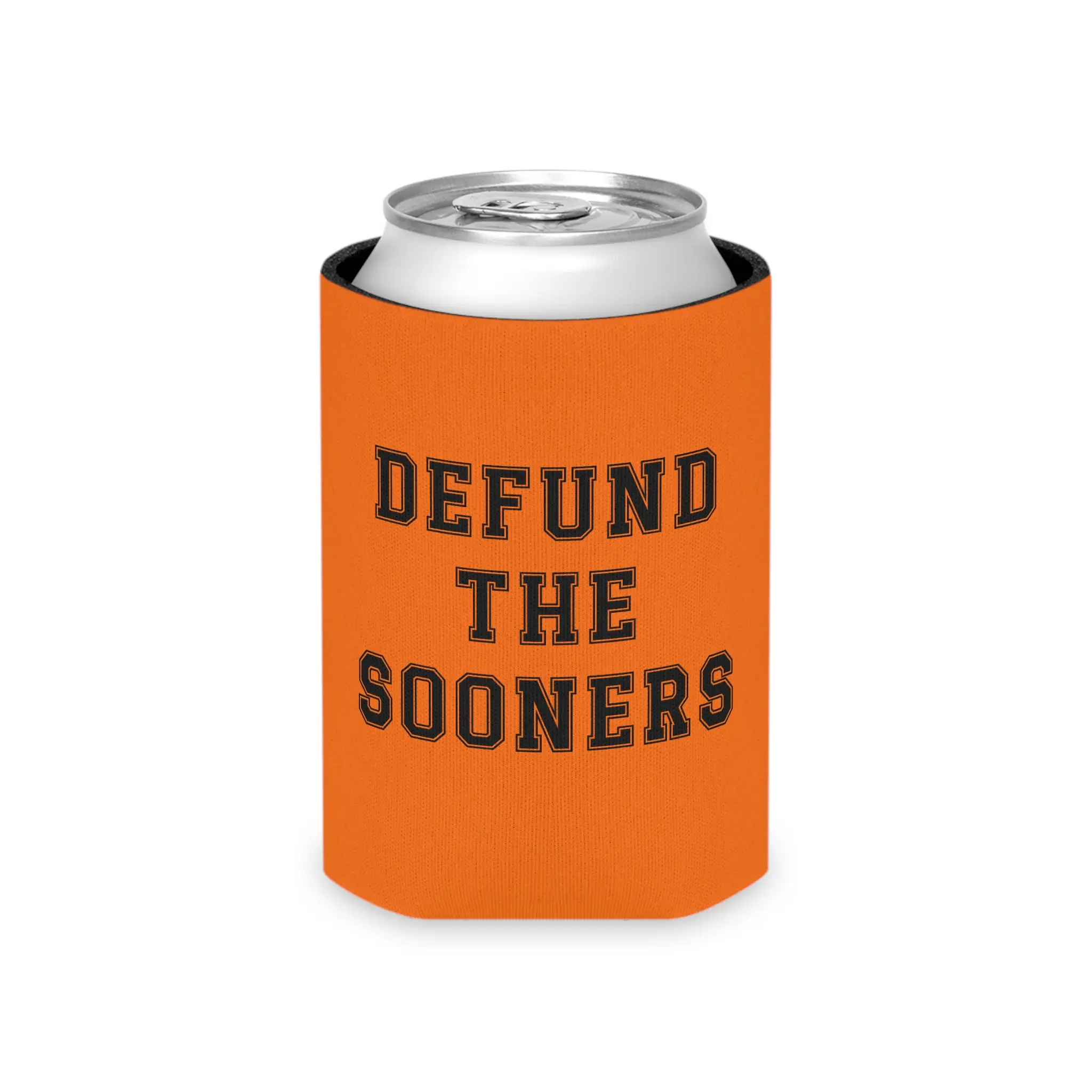 Oklahoma State Cowboys Defund The Sooners Can Cooler | Bedlam Series Tailgate Koozie